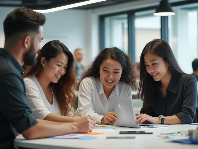 Kreatif Studio Design team collaborating in their modern Kuala Lumpur office